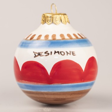 Palla di Natale Lampedusa Ceramiche De Simone Palla di Natale Lampedusa Ceramiche De Simone
